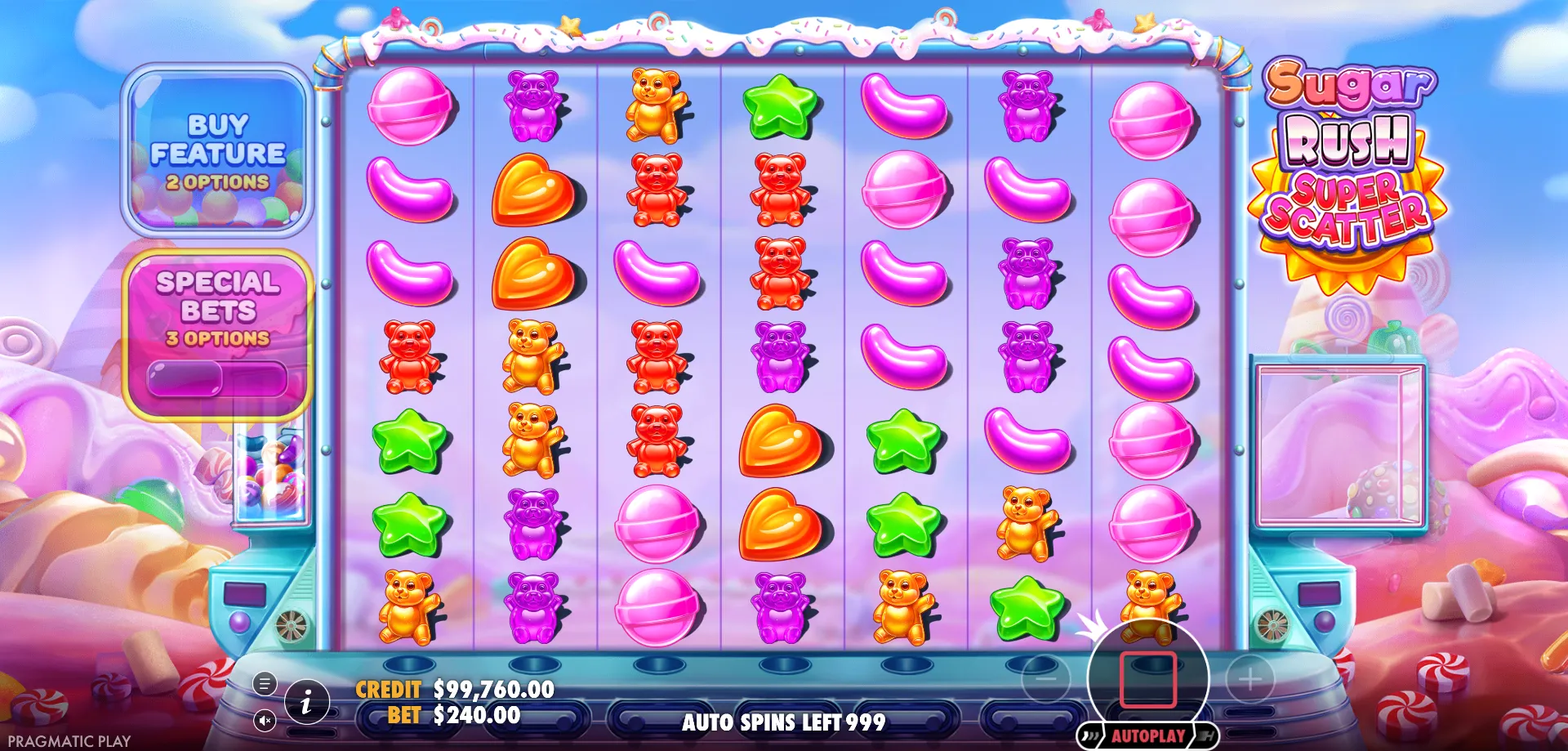 Sugar Rush Super Scatter p&aring; Mobilen &mdash; sugar rush super scatter